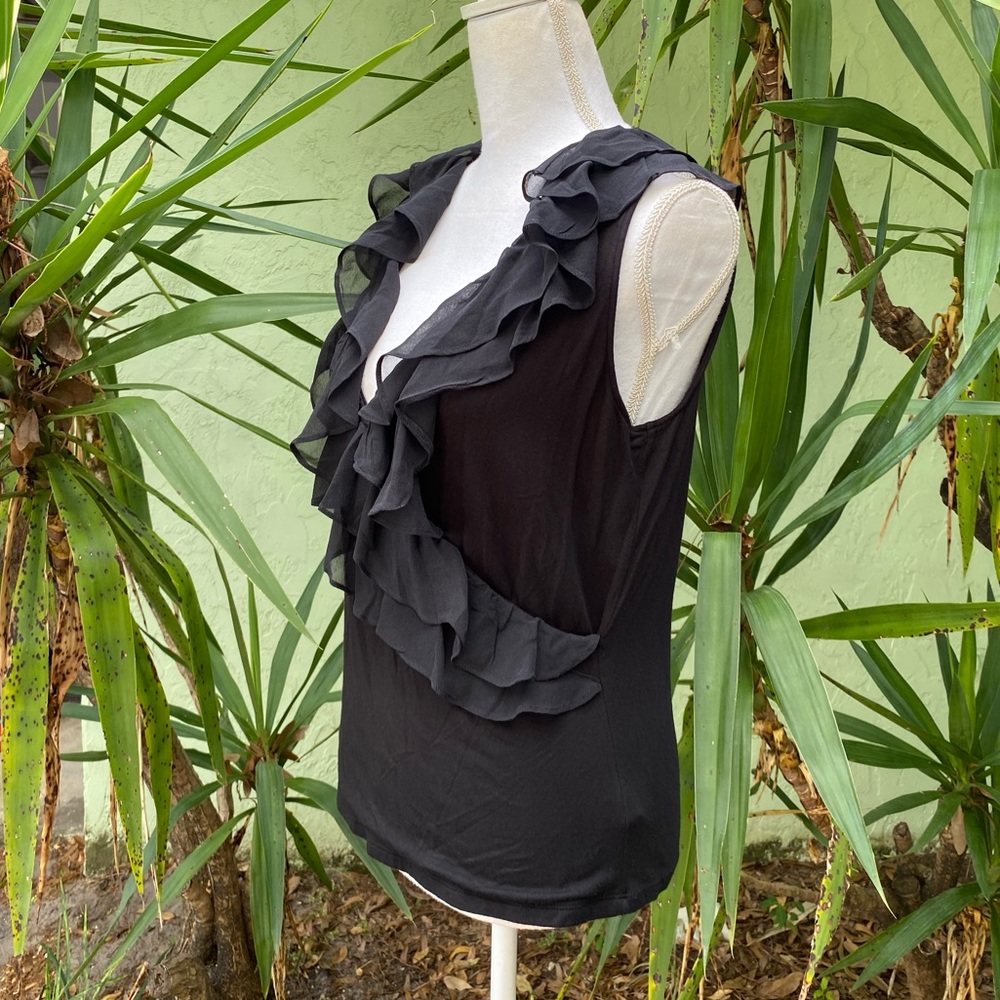 Ralph Lauren Wrap Ruffle Top